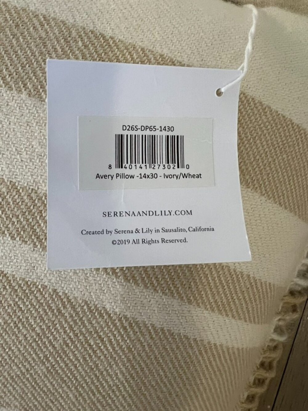 Serena & Lily 'Avery' Alpaca Pillow Covers w/Premium Down Pillows, New w/Tags - Picture 6 of 8
